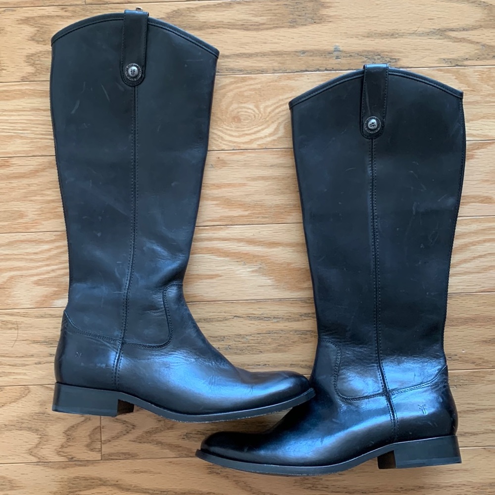 FRYE Melissa Button Tab Knee High Boots